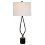 2_Uttermost Separate Paths Rustic Black Table Lamp