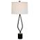 Uttermost Separate Paths Rustic Black Table Lamp