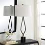 3_Uttermost Separate Paths Rustic Black Table Lamp more views