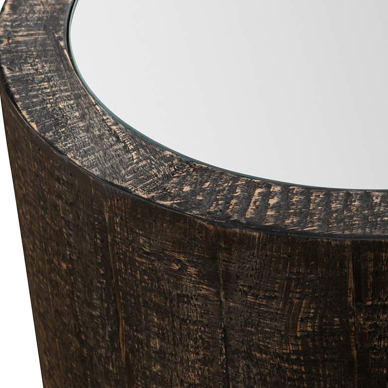 Image 3 Uttermost Sequoia 22" W x 25" H Dark Walnut Accent Table more views