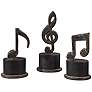 Uttermost Set of 3 Music Notes Decorative Accents