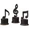 Uttermost Set of 3 Music Notes Decorative Accents