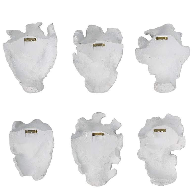 Image 6 Uttermost Set of 6 Self-Portrait White Wall Decor more views
