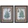 Uttermost Set of Two Evergreens 33" High Framed Wall Art