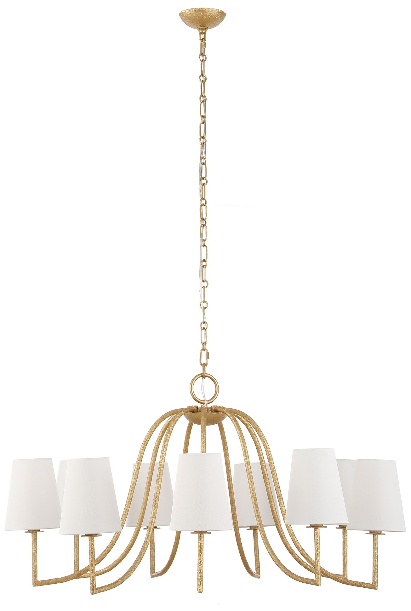 Image 5 Uttermost Seville 42" Wide Gold 9-Light Chandelier more views