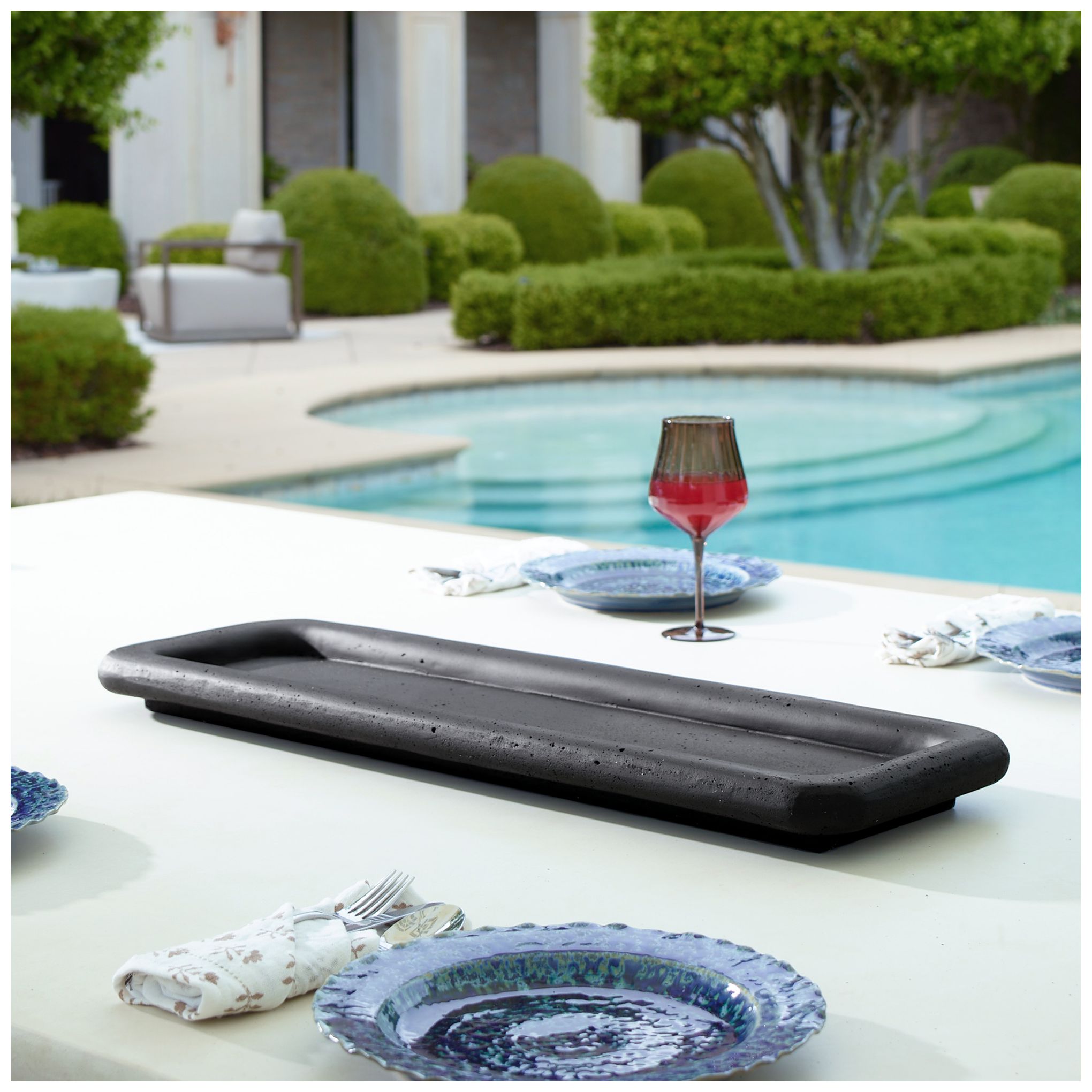 Image 6 Uttermost Shadowline 33" x 10 1/2" Indoor-Outdoor Tray more views