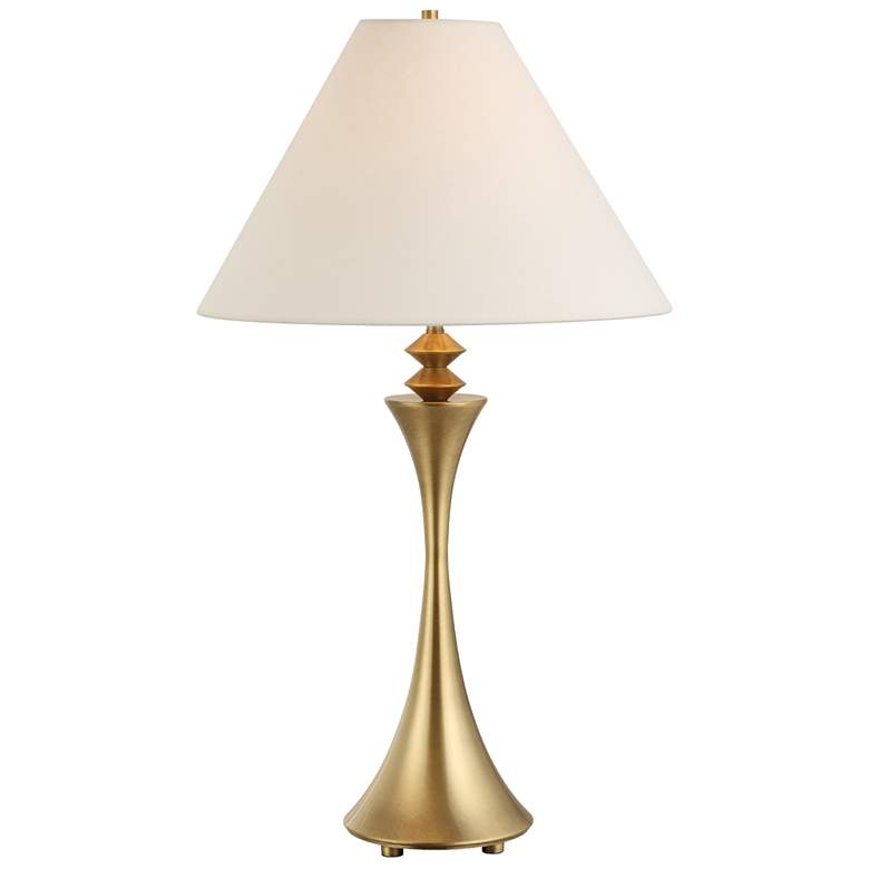 Image 1 Uttermost Shaefer 30 1/4" Brass Metal Table Lamp
