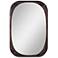 Uttermost Sheldon Dark Walnut Stain 26" x 38" Wall Mirror