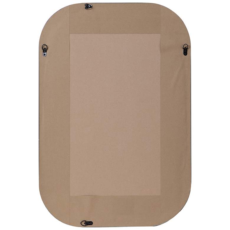 Image 6 Uttermost Sheldon Dark Walnut Stain 26" x 38" Wall Mirror more views