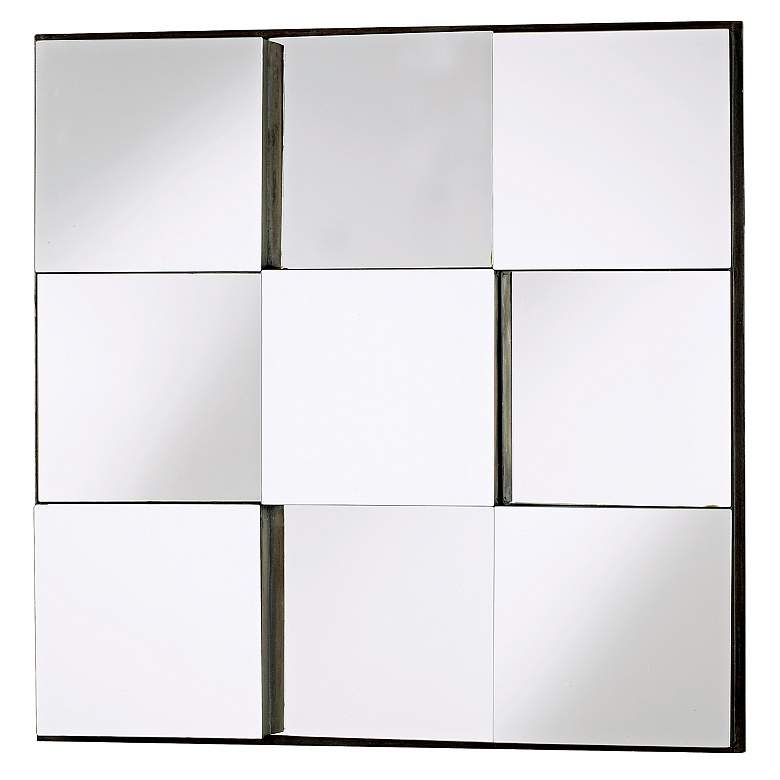 Image 1 Uttermost Sherene 30" Square Wall Mirror