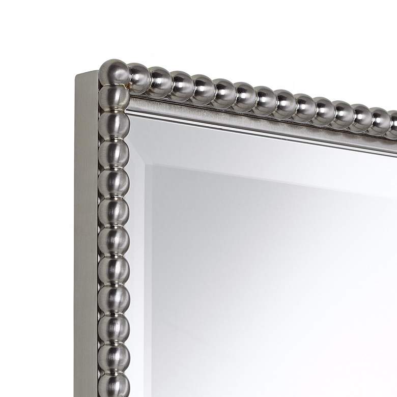 Image 3 Uttermost Sherise Beaded 21" x 31" Rectangular Wall Mirror more views