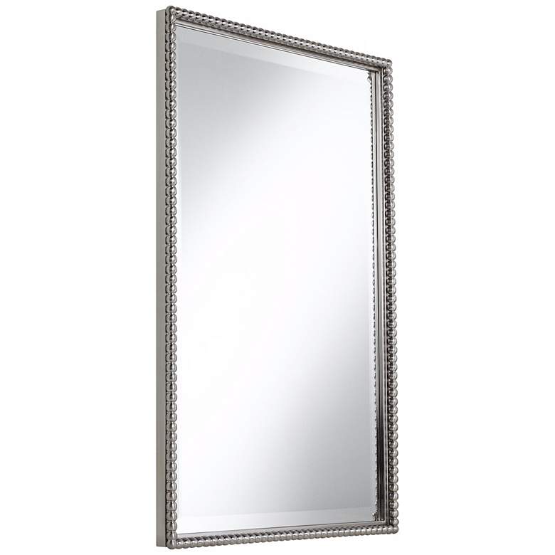 Image 4 Uttermost Sherise Beaded 21" x 31" Rectangular Wall Mirror more views