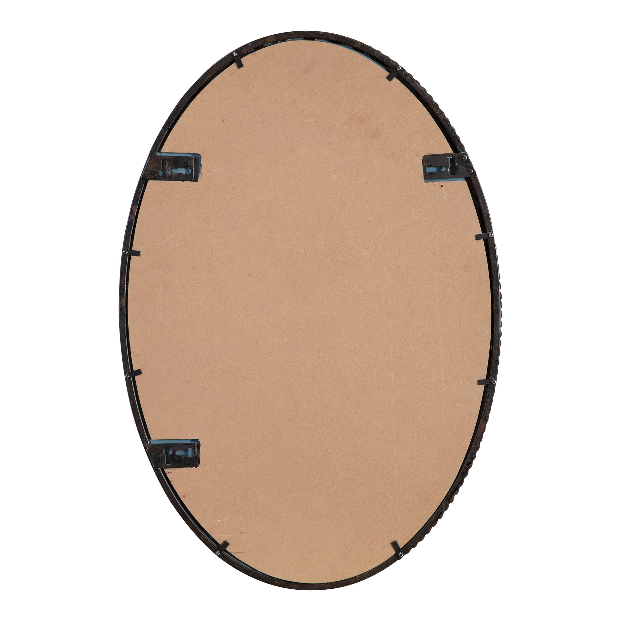 Uttermost Sherise Bronze 22" x 32" Oval Wall Mirror