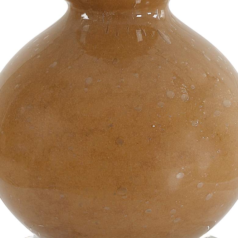 Image 4 Uttermost Sienna 36" High Caramel Brown Gourd Buffet Table Lamp more views
