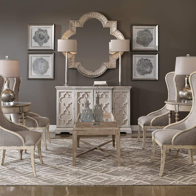 Image 3 Uttermost Sieno 73070 5'x8' Gray Ivory Rectangle Area Rug more views