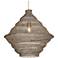 Uttermost Sigh 20" Wide 1 Lt Antique Brass Metal Pendant