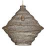 4_Uttermost Sigh 20" Wide 1 Lt Antique Brass Metal Pendant more views