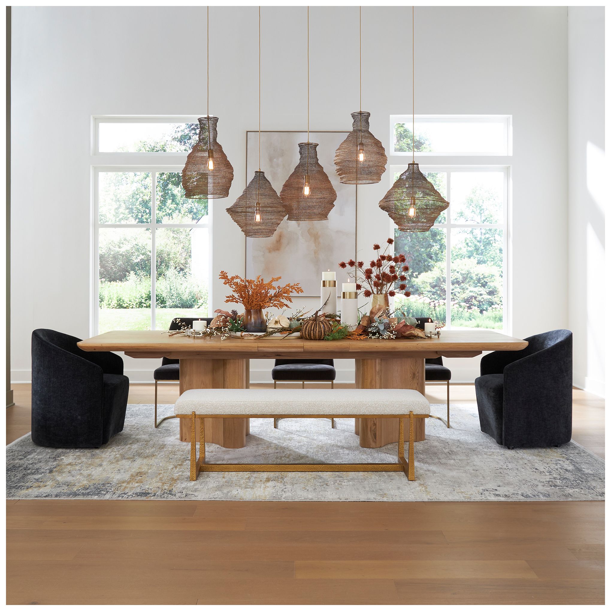 Image 7 Uttermost Sigh 20" Wide Antique Brass Pendant Light more views