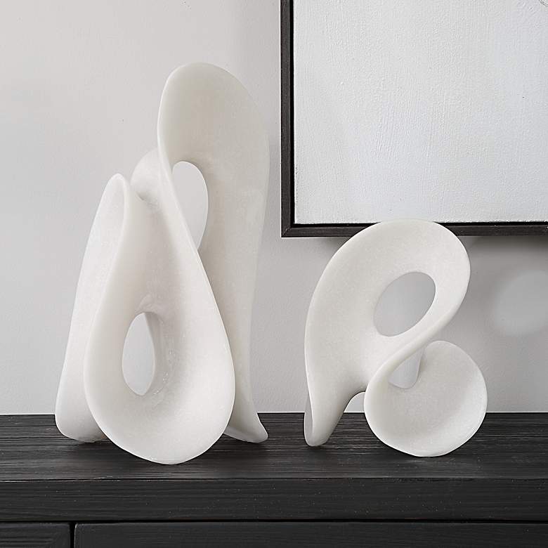 Image 3 Uttermost Silent Wave 2-Piece Sculptures more views