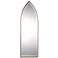 Uttermost Sillaro Silver 12" x 38" Arched Wall Mirror