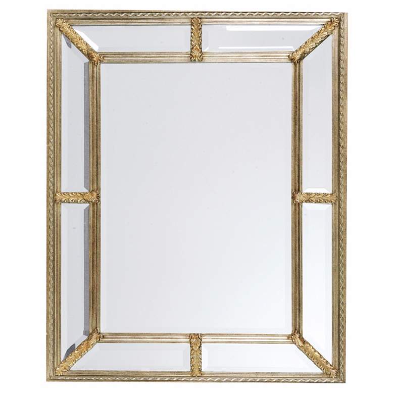Image 1 Uttermost Silver Leaf 49 inch High Wall Mirror