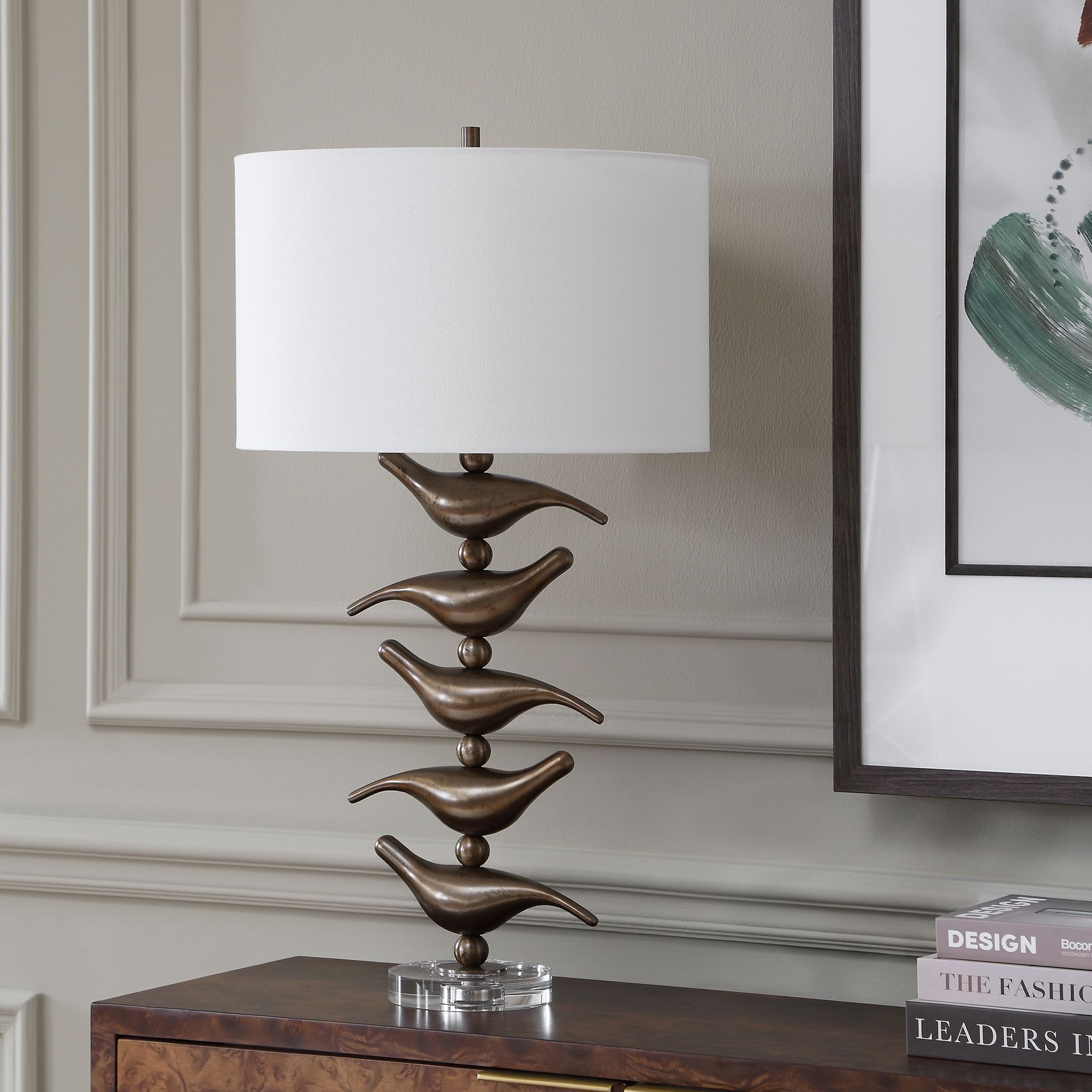 Image 4 Uttermost Sing Song 29 3/4" Golden Bronze Table Lamp more views