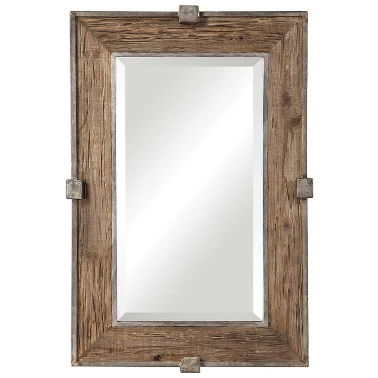 Image 2 Uttermost Siringo Natural 25 1/4 inch x 37 1/4 inch Wall Mirror