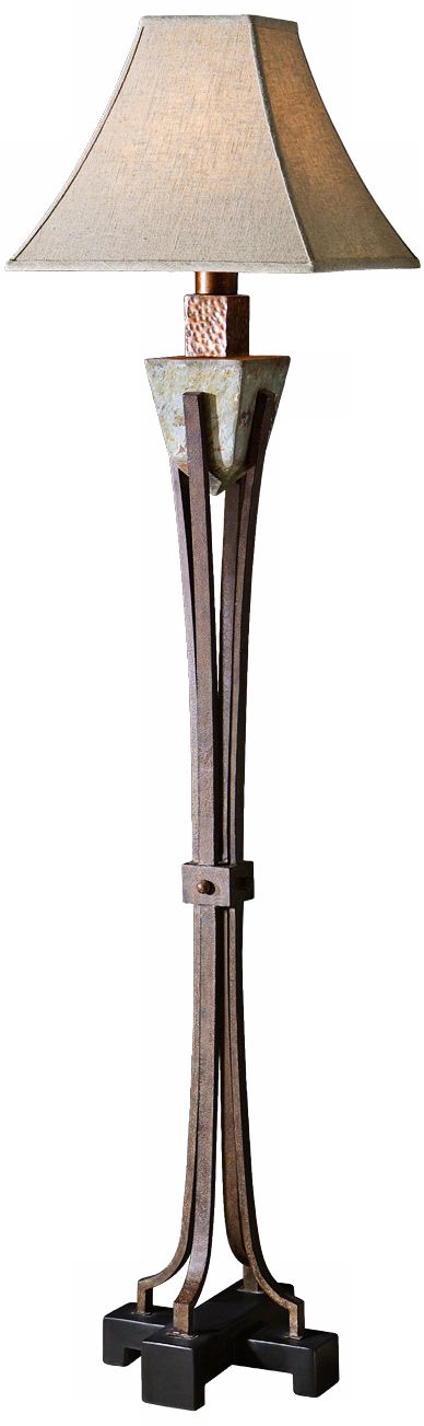 Uttermost Slate Copper IndoorOutdoor Floor Lamp R7745 Lamps Plus