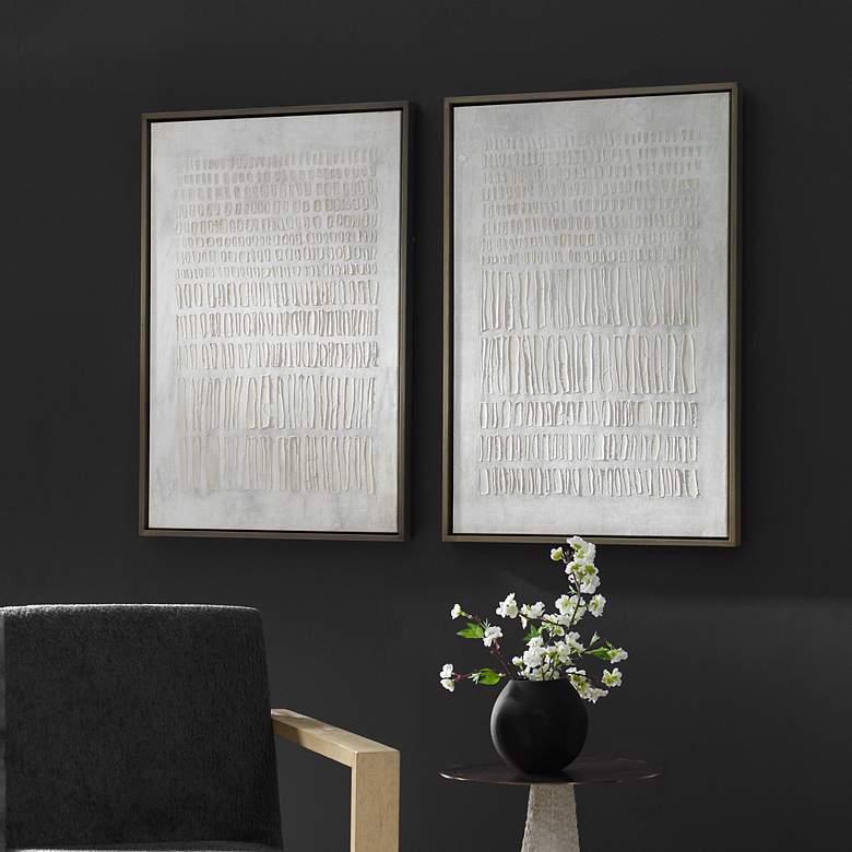 Image 3 Uttermost Social Theory 2-Piece Framed Canvases more views