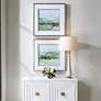 2_Uttermost Soft Sage 28" Square 2-Piece Framed Wall Art Set