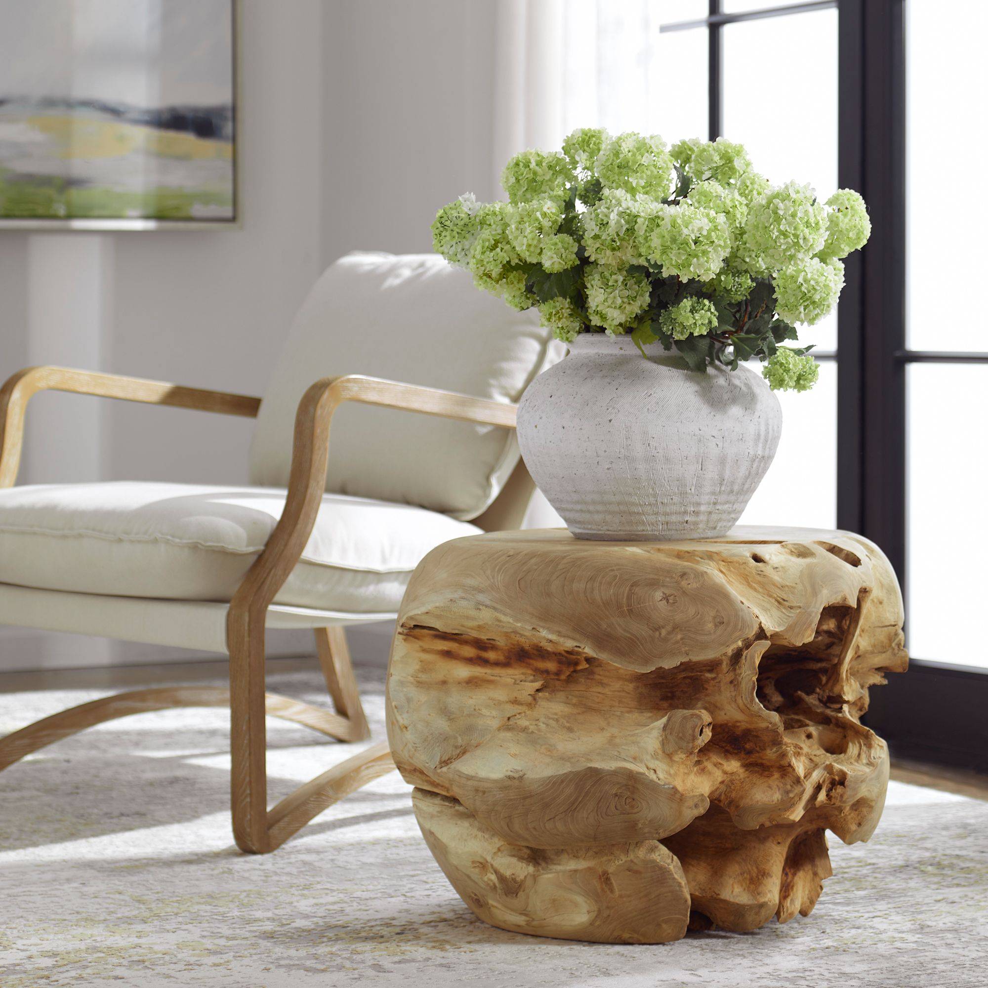 Image 6 Uttermost Sola 24 1/2" W x 17 1/2" H Side Table more views