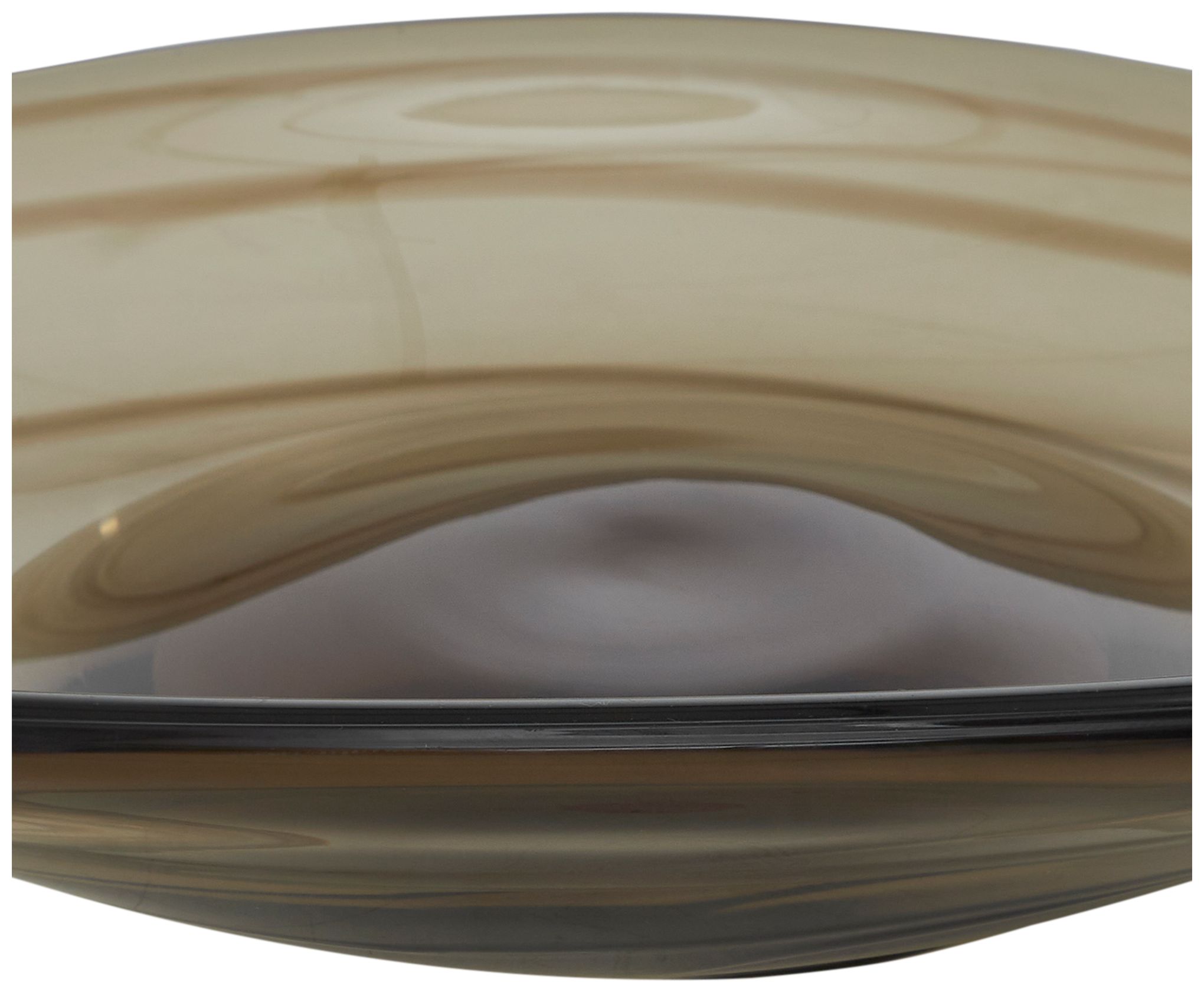 Image 6 Uttermost Soluna Smoke Tinted Glass Indoor-Outdoor Bowl more views