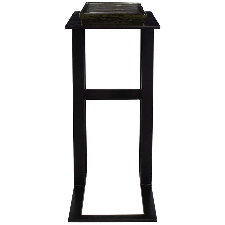 Image 4 Uttermost Soma 25 1/2" High Black Accent Table more views