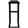 5_Uttermost Soma 25 1/2" High Black Accent Table more views