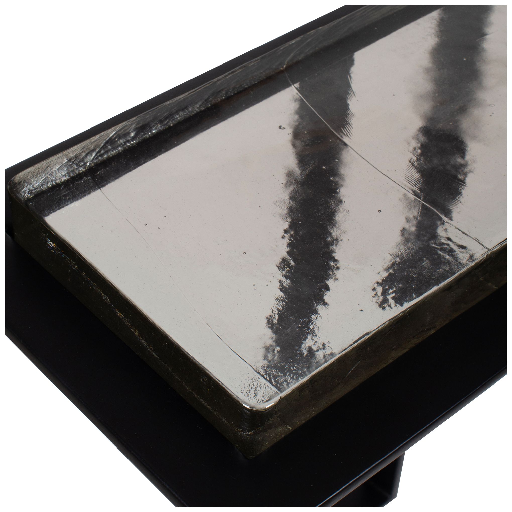 Uttermost Soma 25 1/2" High Black Accent Table