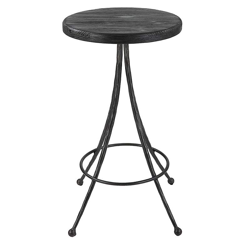 Image 4 Uttermost Sona 26" Matte Black Counter Stool more views