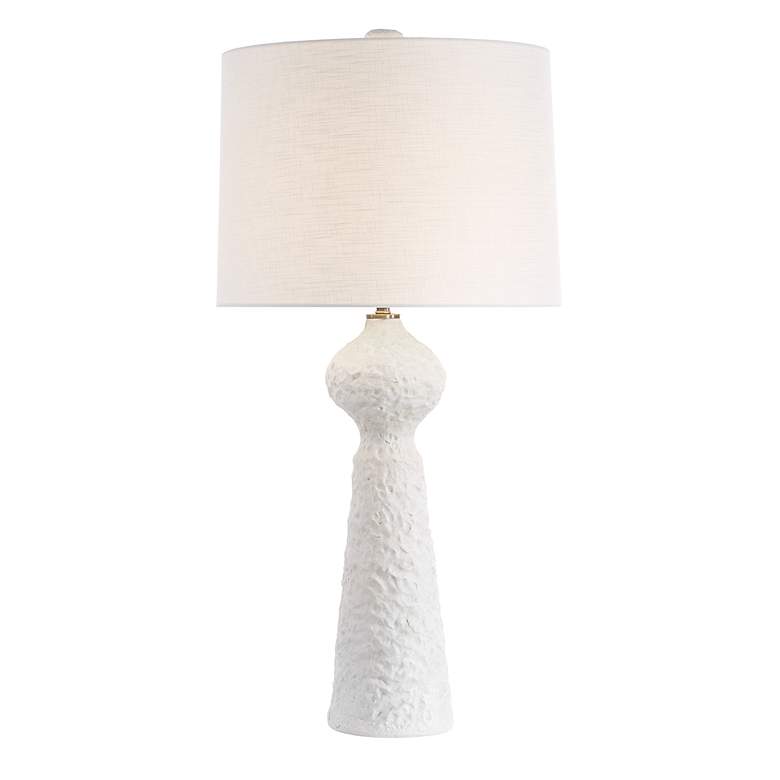 Image 2 Uttermost Sonata 36" High Stone Ivory Ceramic Table Lamp