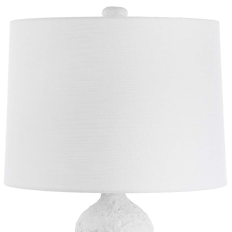 Image 5 Uttermost Sonata 36" High Stone Ivory Ceramic Table Lamp more views