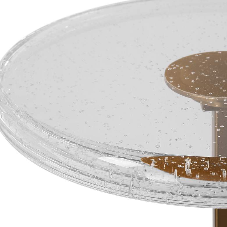 Image 5 Uttermost Sora 24" High White Sandstone Drink Table more views