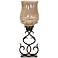 Uttermost Sorel Antiqued Double Scroll Pillar Candle Holder
