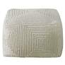 3_Uttermost Sovanna Soft Ivory Wool Pouf Ottoman more views