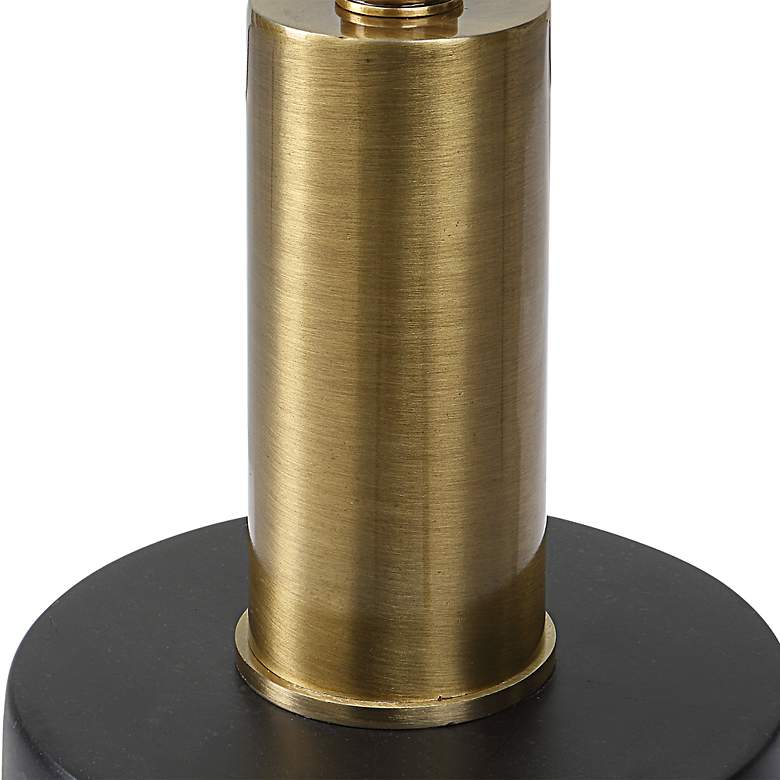 Image 4 Uttermost Spector 11 3/4" Wide Black Round Accent Table more views