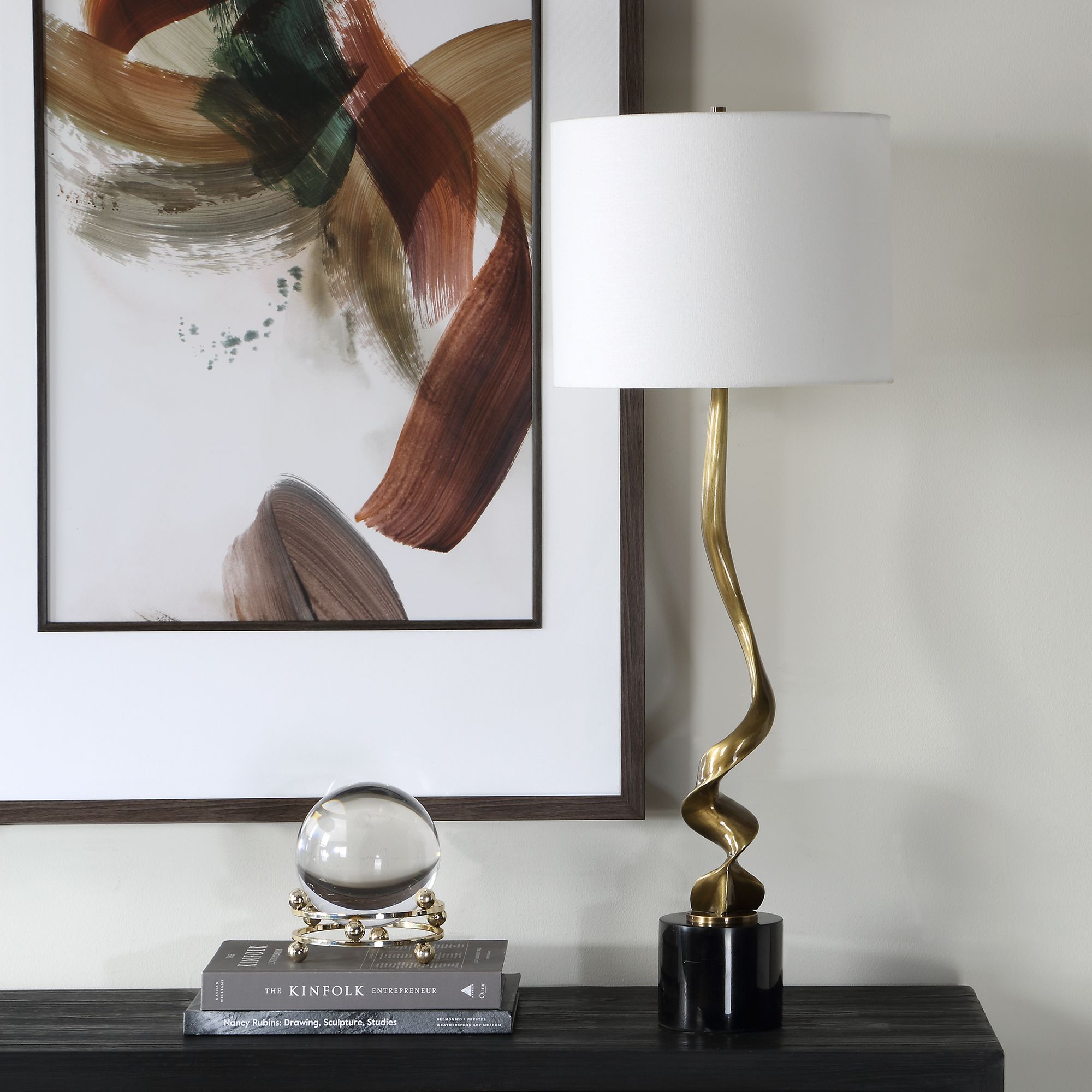 Image 3 Uttermost Spiraling Cordless 35" Table Lamp more views