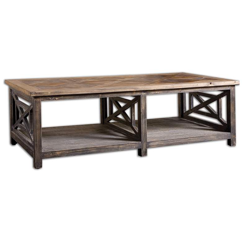 Image 1 Uttermost Spiro 56.25" L x 17" H Coffee Table
