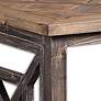 Thumbnail3 of Uttermost Spiro Gray and Brushed Black End Table more views