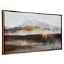 4_Uttermost Splash of Land 50" Wide Framed Canvas Wall Art more views