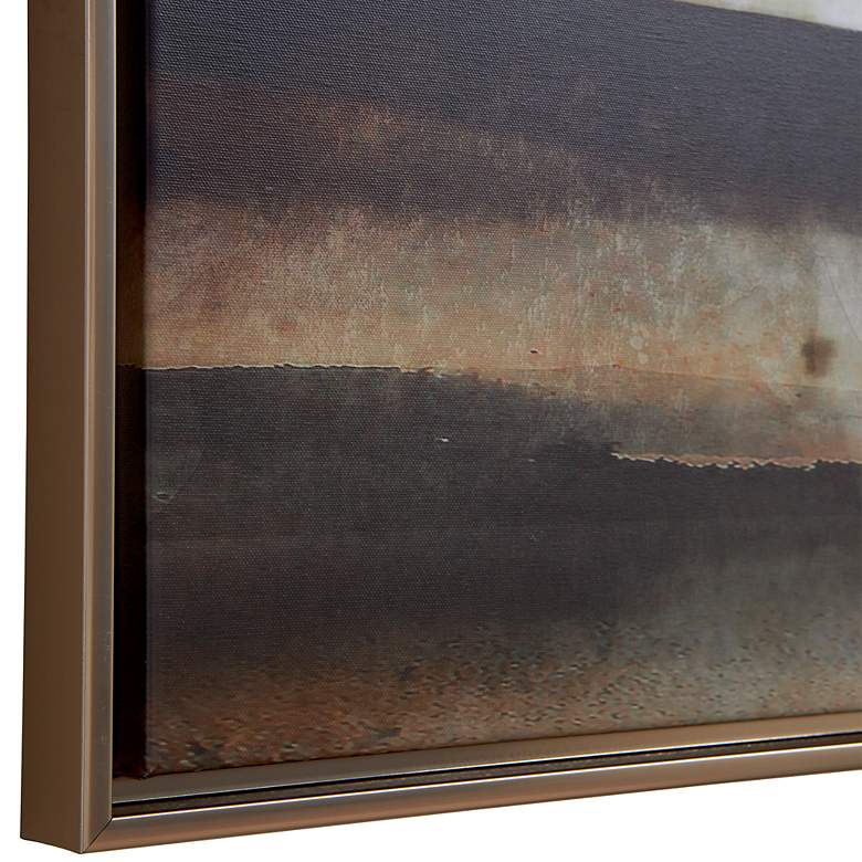 Image 5 Uttermost Splash of Land 50" Wide Framed Canvas Wall Art more views