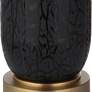 6_Uttermost Spyglass Matte Black Glass Table Lamp more views