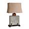 Uttermost Square Slate Indoor - Outdoor Table Lamp