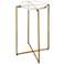 Uttermost Star-Crossed 15 3/4"W Brushed Gold Accent Table